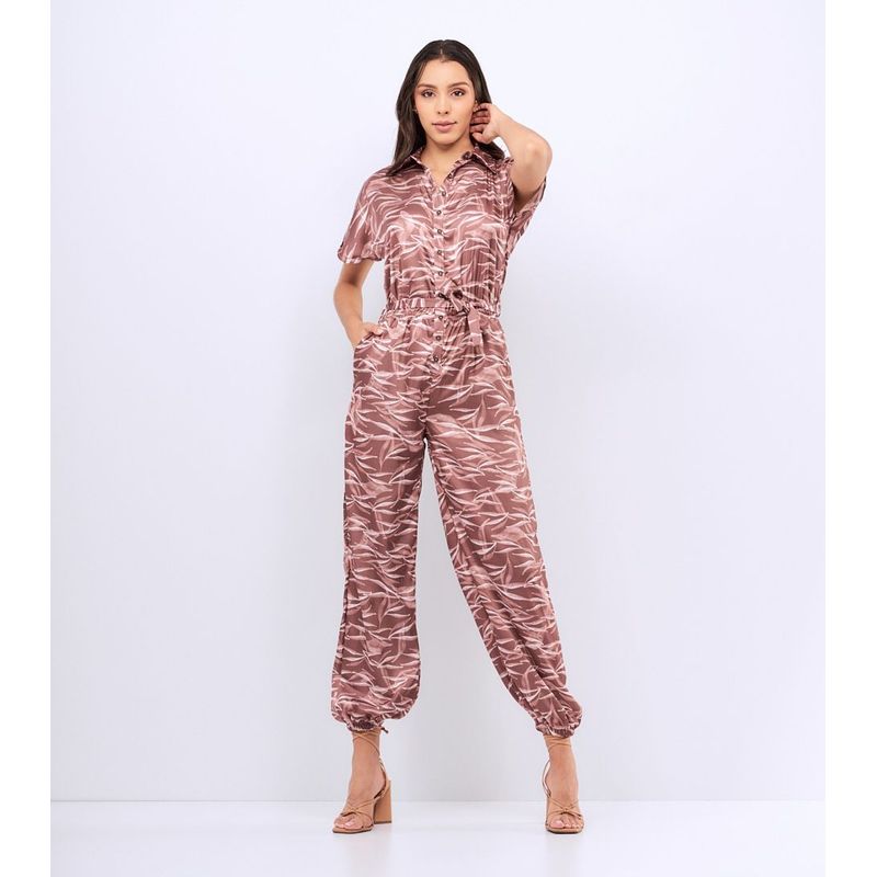 DEREK - Enterizo Pantalón Para Mujer Estampado Derek_.