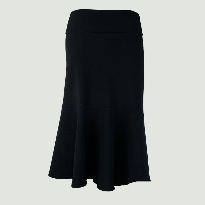 L Y H - Falda Para Mujer Negro Marca L&H