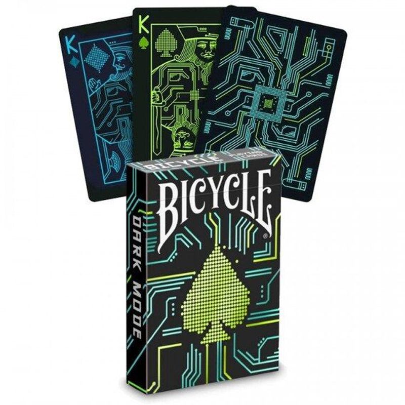 BICYCLE - Bicycle Dark Mode Baraja Lujo Poker Playing Card Air Cushion