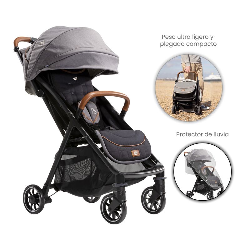 JOIE - Coche Compacto Bebe Parcel Carbon Joie