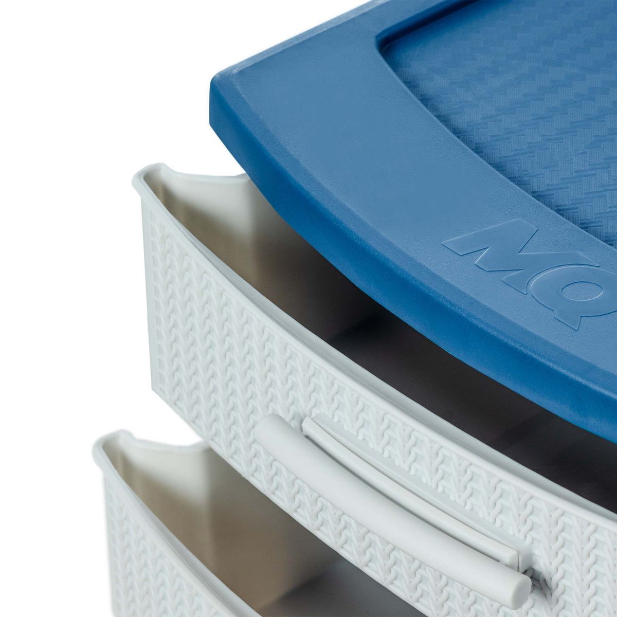 PLASTICOS MQ - Cajonero Organizador Modular 7 Niveles Tipo Crochet Marca Mq