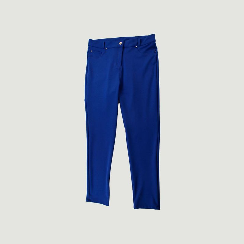 L Y H - Pantalon Para Mujer Azul Marca L&H