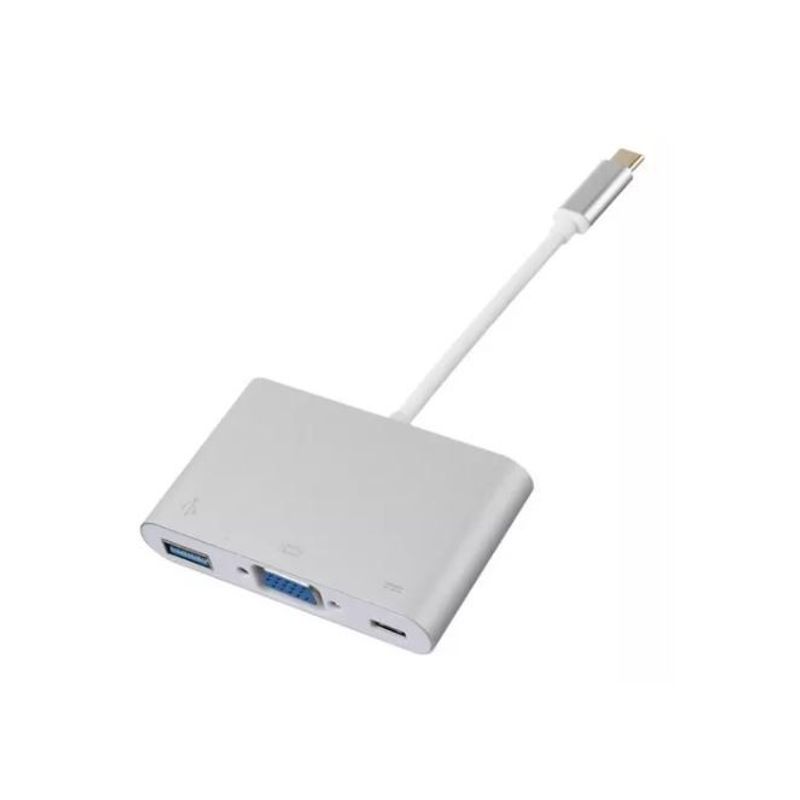 SHEN HUANG - Adaptador Convertidor Tipo C A Vga  Usb  Usb C