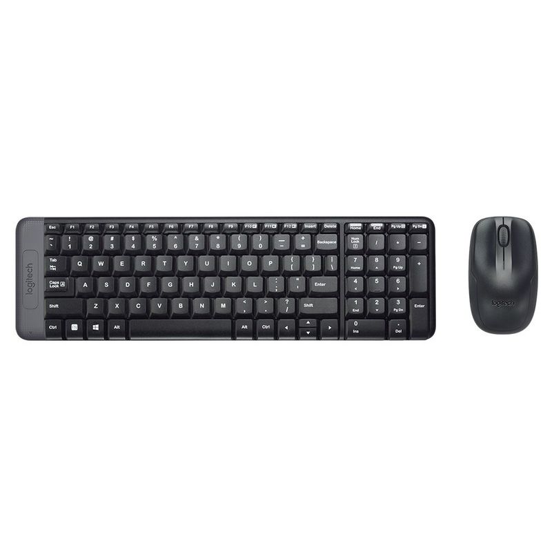 LOGITECH - Combo Teclado y Mouse Inalámbrico Logitech MK220 Español