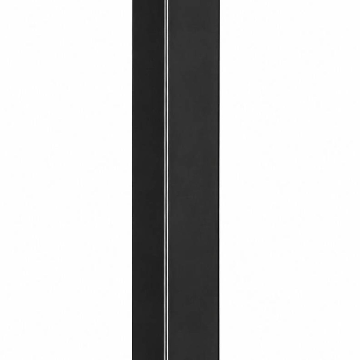 GENERICO - Ducha Anti-hongo Eternal Negra Rectangular Abs  Tubo Techo