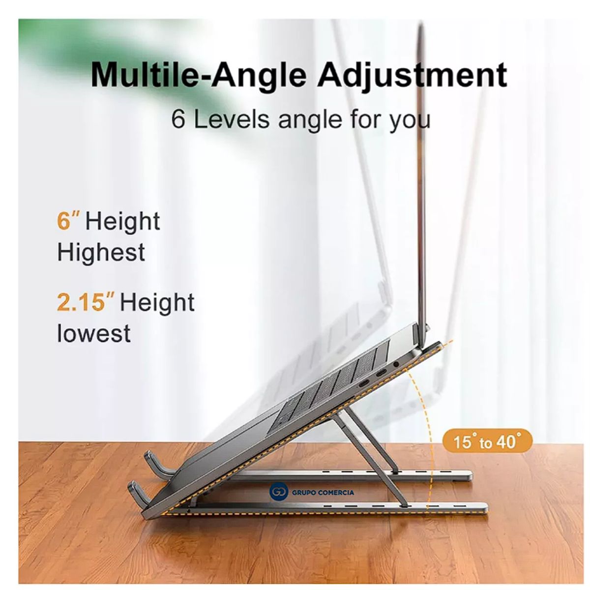 SHEN HUANG - Soporte Para Portátil Base Computador Negro Funda