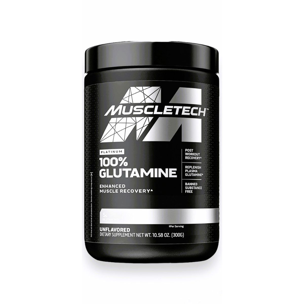 MUSCLETECH - Glutamina Platinium 300gr 60ser lab muscletech