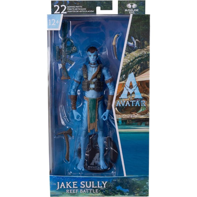 HASBRO - Jake Sully Reef Battle Figura Avatar McFarlane Toys 18 Cm