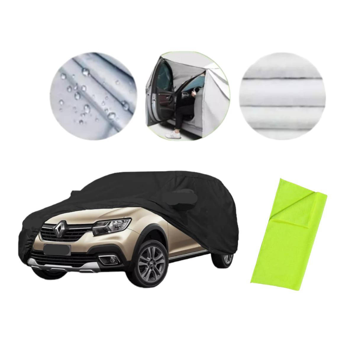 GENERICO - Pijama Para Carro Renault Sandero Cobertor Forro Premium