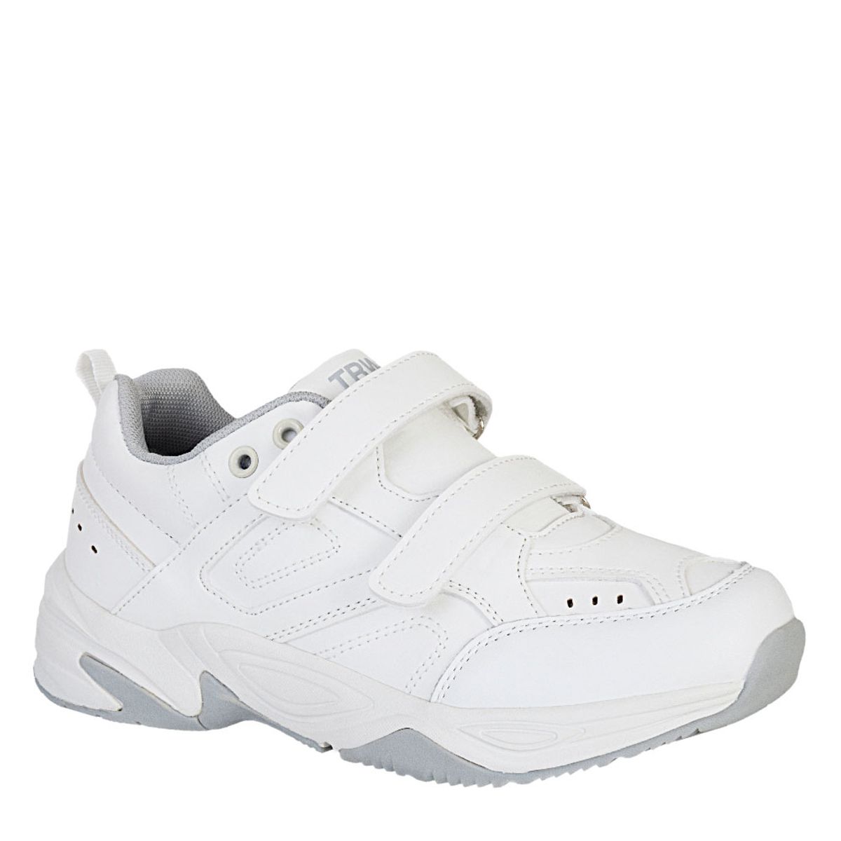THROWING - Tenis colegial - escolar Unisex THROWING BLANCO  / zapatillas BTS 24 VELCRO
