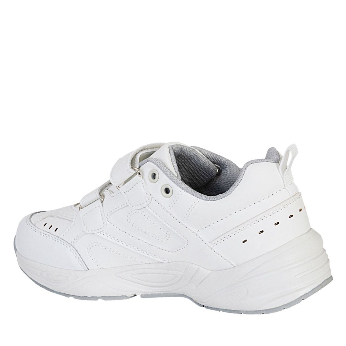 THROWING - Tenis colegial - escolar Unisex THROWING BLANCO  / zapatillas BTS 24 VELCRO