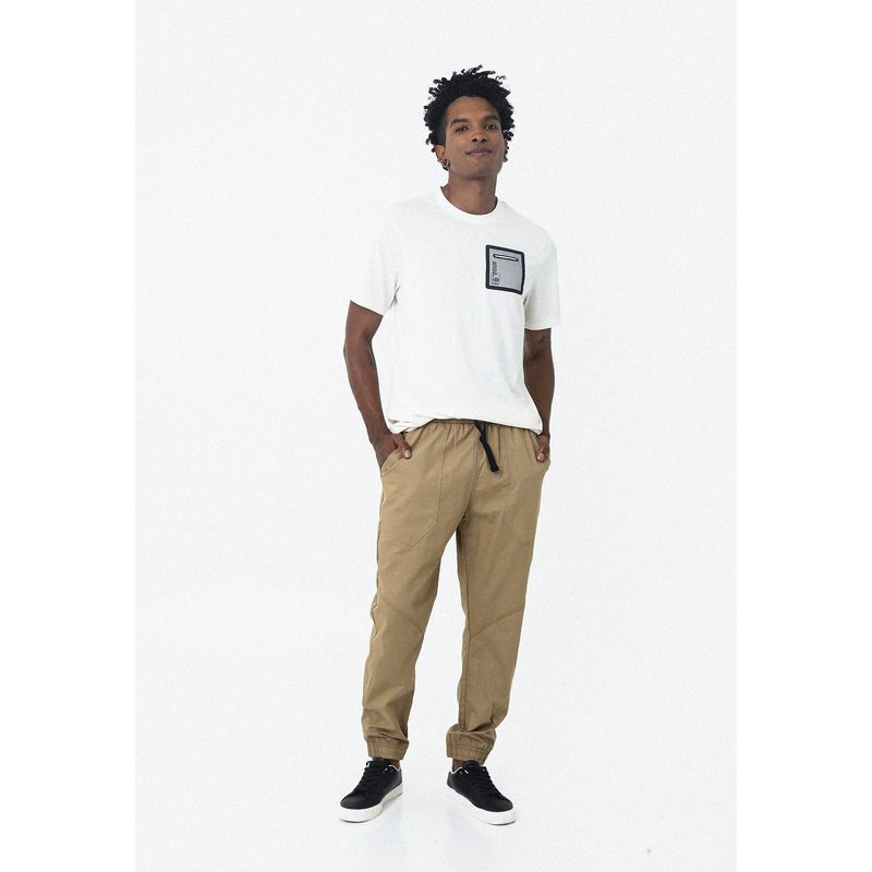 BELIFE - Jogger Café Con Terminación Diagonal En Bota Para Hombre Belife