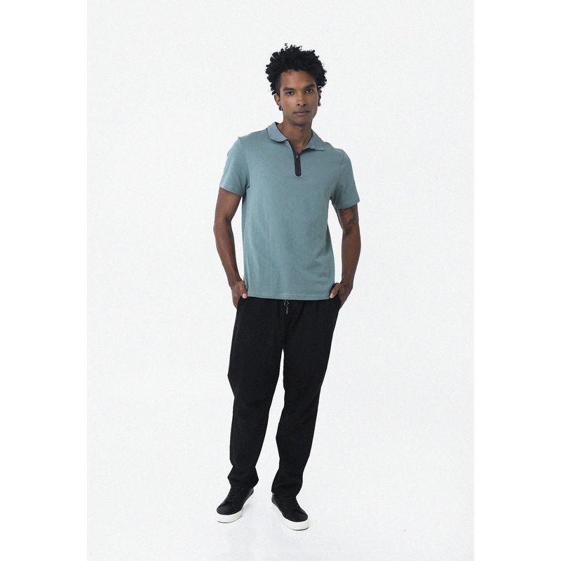 BELIFE - Pantalón Negro Con Bota Ancha Y Cordón Ajustable Para Hombre Belife