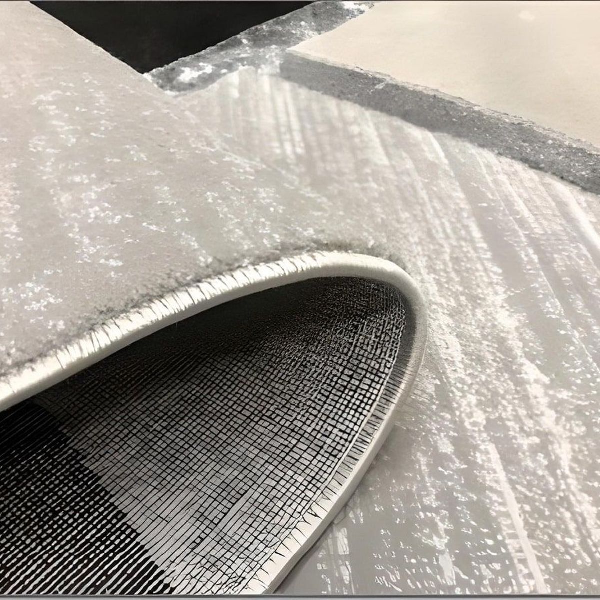 MITAPETE COM - Alfombra Tapete Pie de Cama Turquia Gris 60 X 110cms
