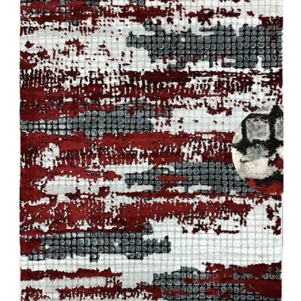 MITAPETE COM - Alfombra Tapete Pie de Cama Turquia Rojo 60 X 110cms
