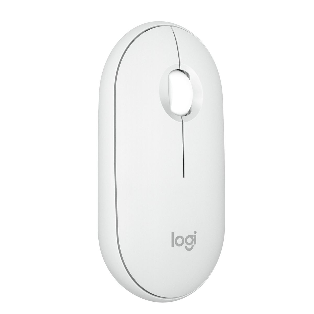 LOGITECH - Mouse Bluetooth Multidispositivo Logitech Pebble 2 M350s, Blanco