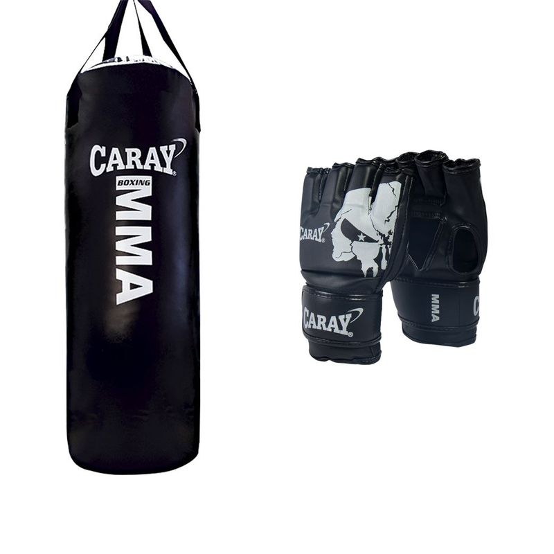 CARAY - KIT HURACAN SACO PROFESIONAL  GUANTES DE MMA PRO l