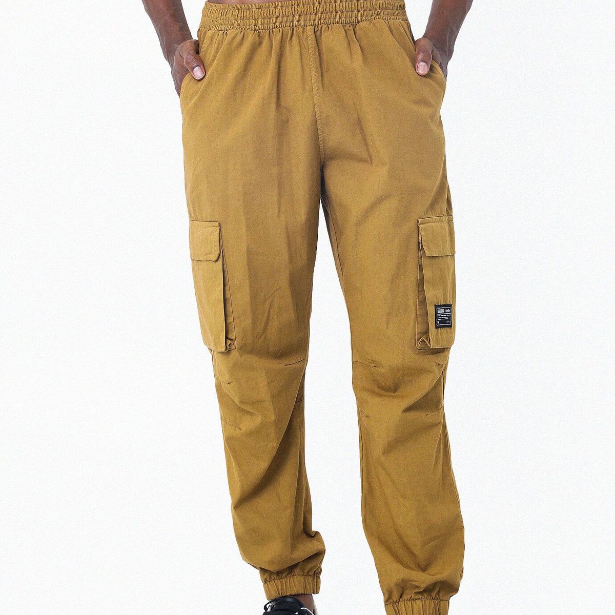 BELIFE - Pantalón Café Con Bolsillos Laterales Para Hombre Belife