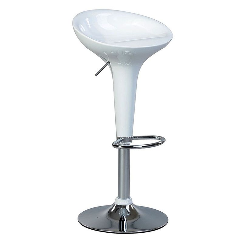 GENERICO - SILLA BAR AJUSTABLE BLANCA
