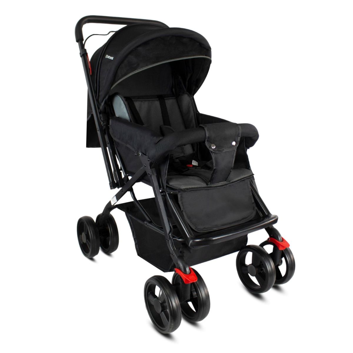 BEBESIT - Coche Reversible Para Bebé Roma Bebesit Negro-