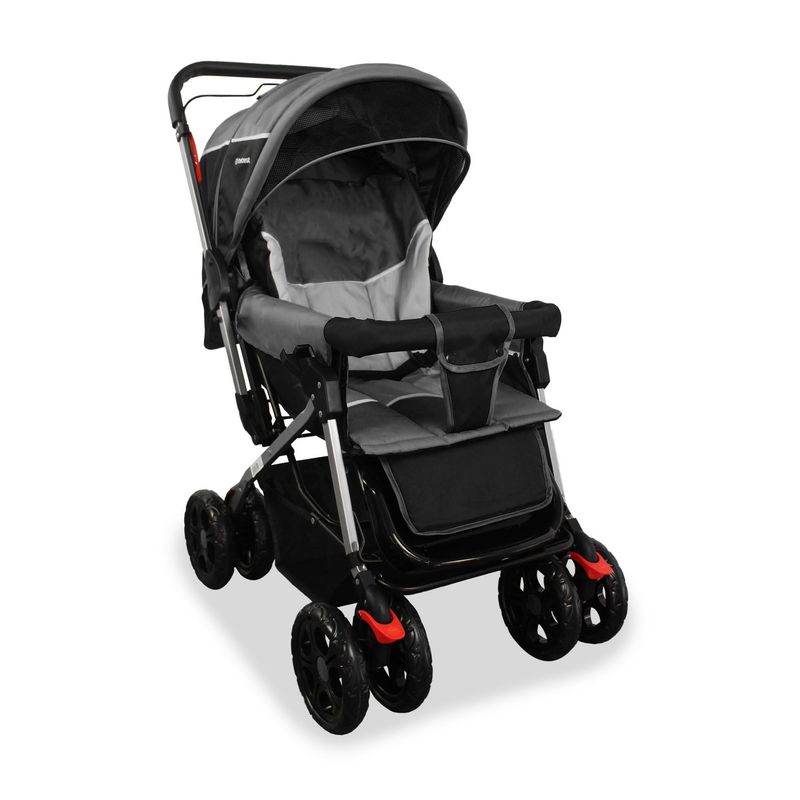 BEBESIT - Coche Reversible Para Bebé Roma Bebesit Negro-