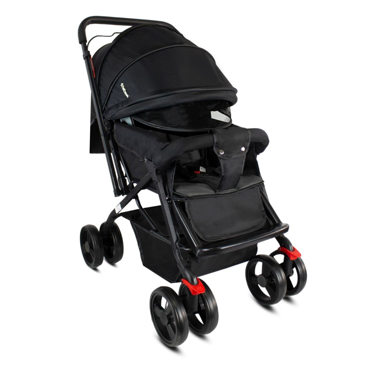 BEBESIT - Coche Reversible Para Bebé Roma Bebesit Negro-