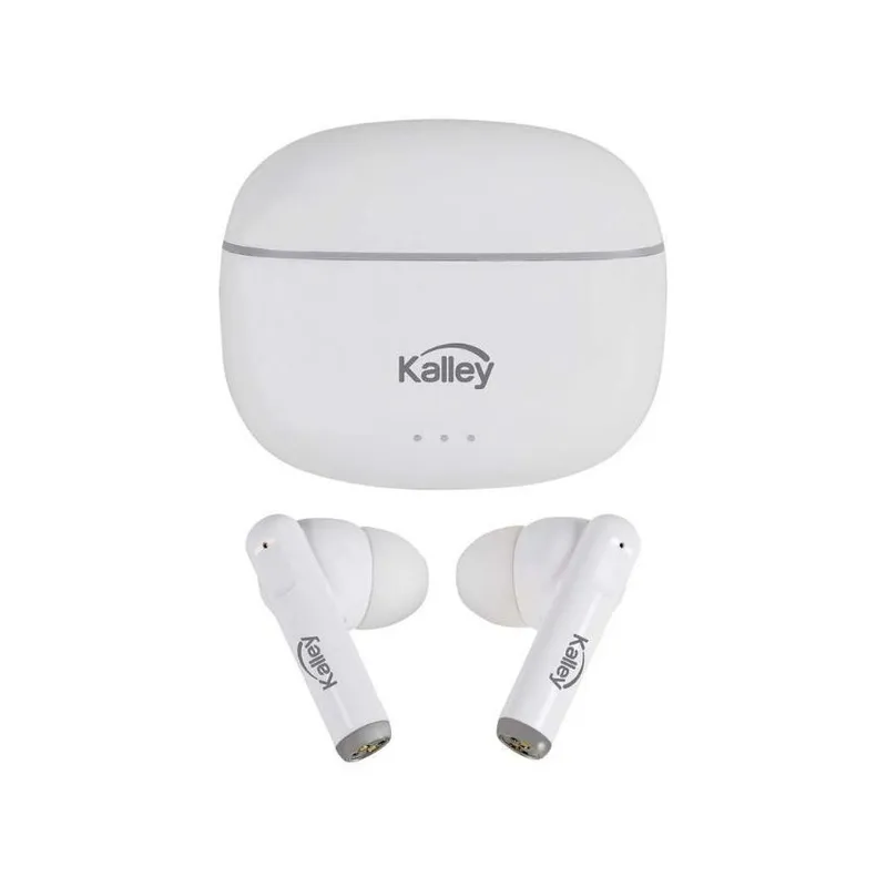 KALLEY - Audífonos kalley inalámbricos bluetooth in ear tws k-audb1 blanco