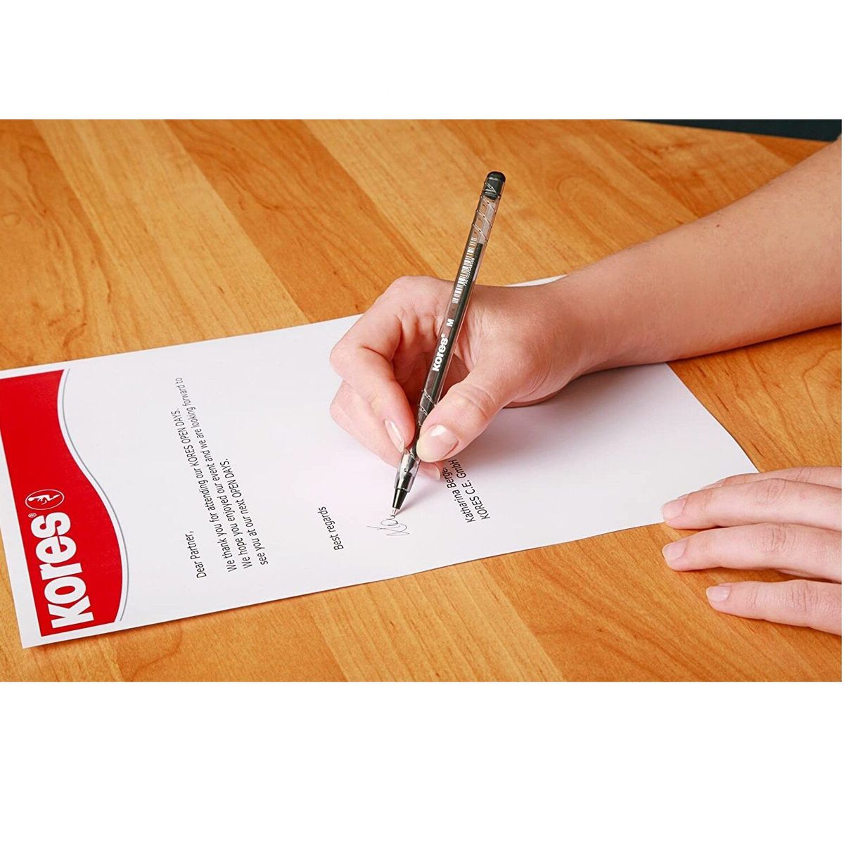 KORES - Bolígrafo kores k1-m caja x 12 unidades