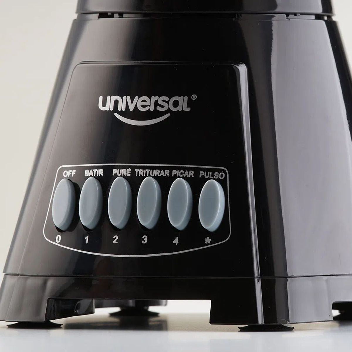 UNIVERSAL - Licuadora Universal Aliada vaso de vidrio negro