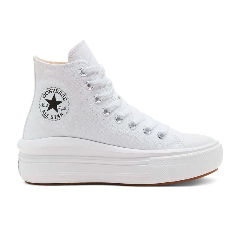 CONVERSE - Tennis Converse Mujer Blanco Chuck Taylor All Star Move Hi 568498C