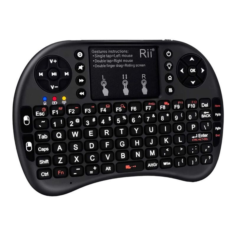 GENERICO - Teclado Air Mouse Inalámbrico Mini Keyboard TV Box Smart PC