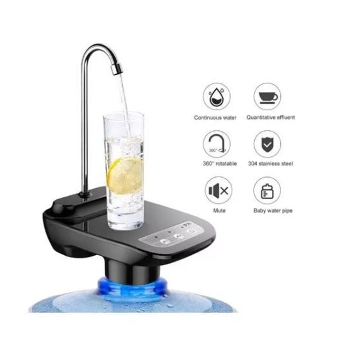 SHENGKE - Bomba De Agua Para Botellón Ultimo Diseño Con Base Original