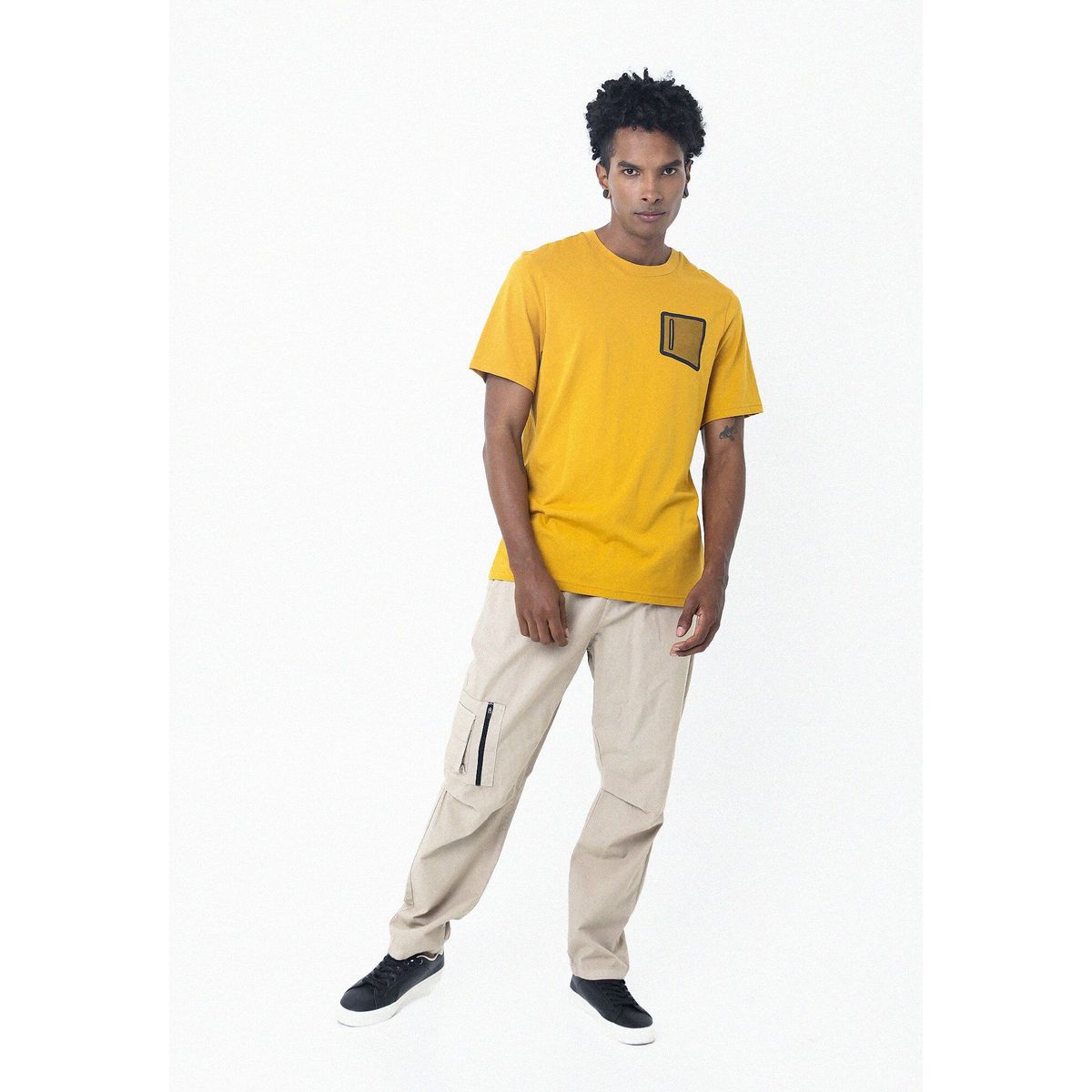 BELIFE - Pantalón Café Botas Con Elástico Para Hombre Belife