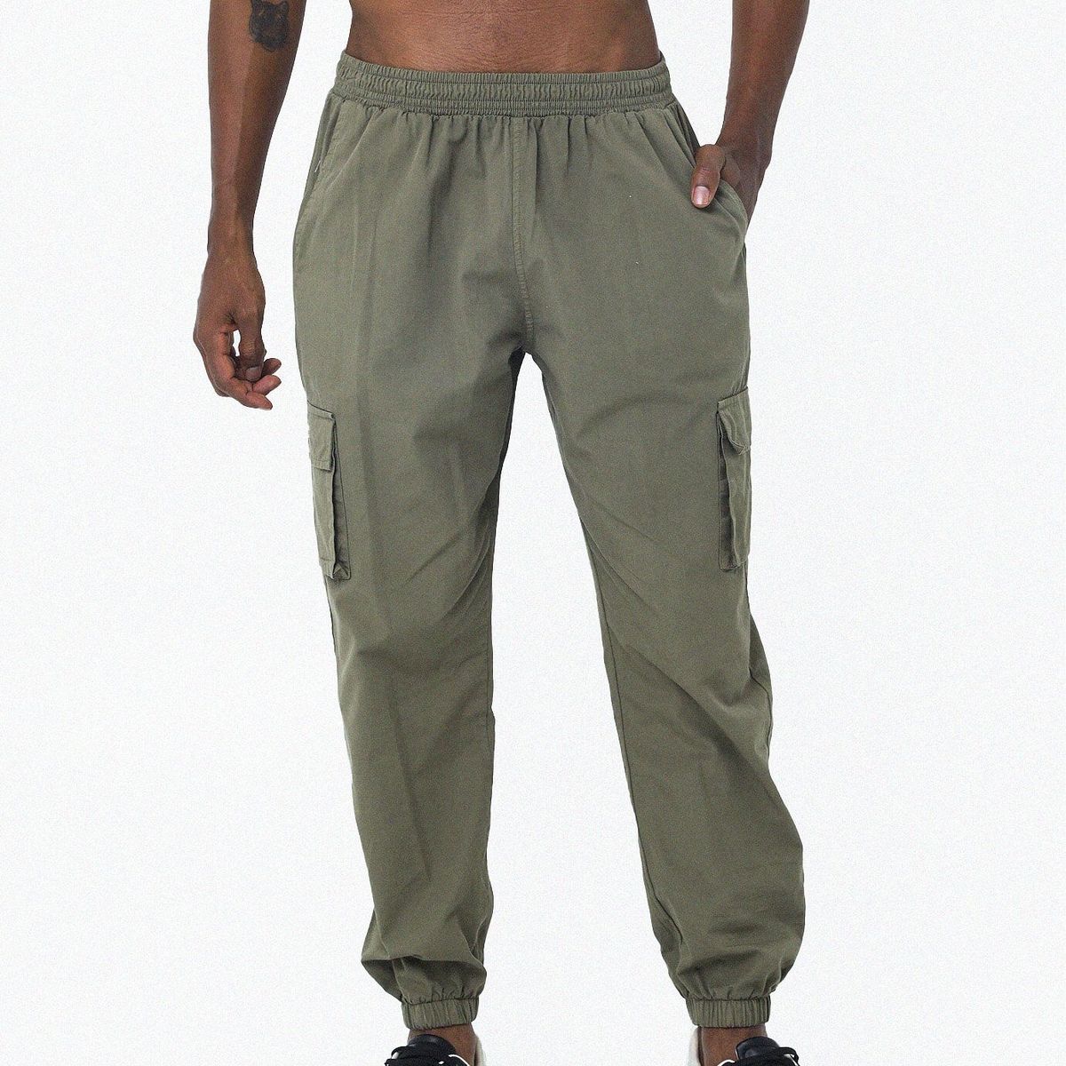 BELIFE - Pantalón Verde Con Bolsillos Laterales Para Hombre Belife