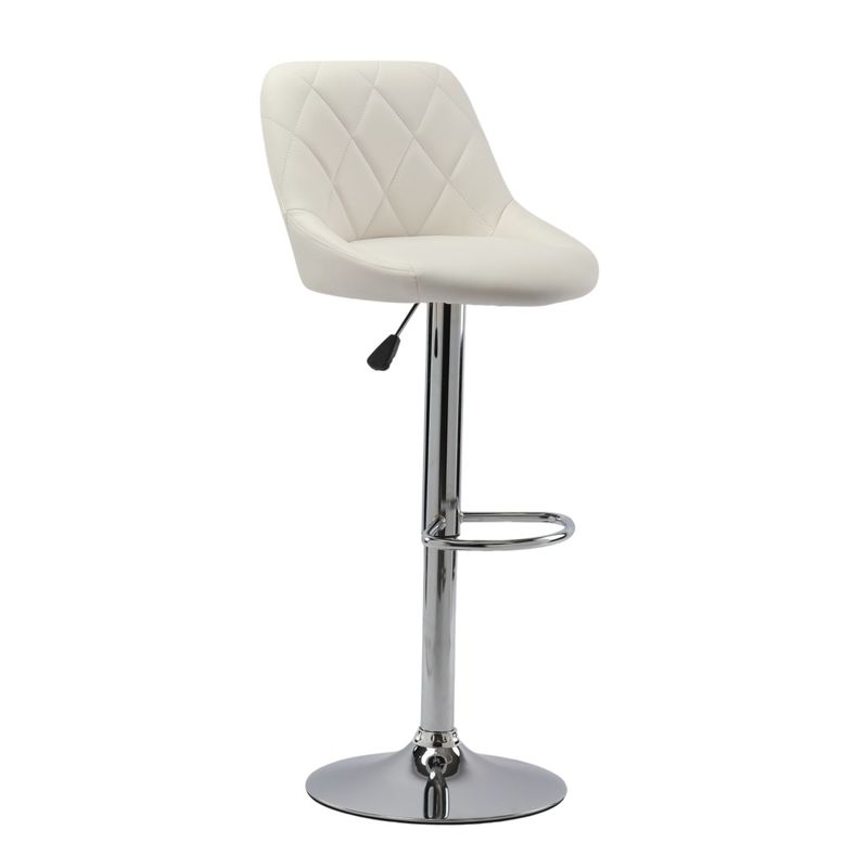 AKIVOY - Silla de Bar Aurora Color Blanco