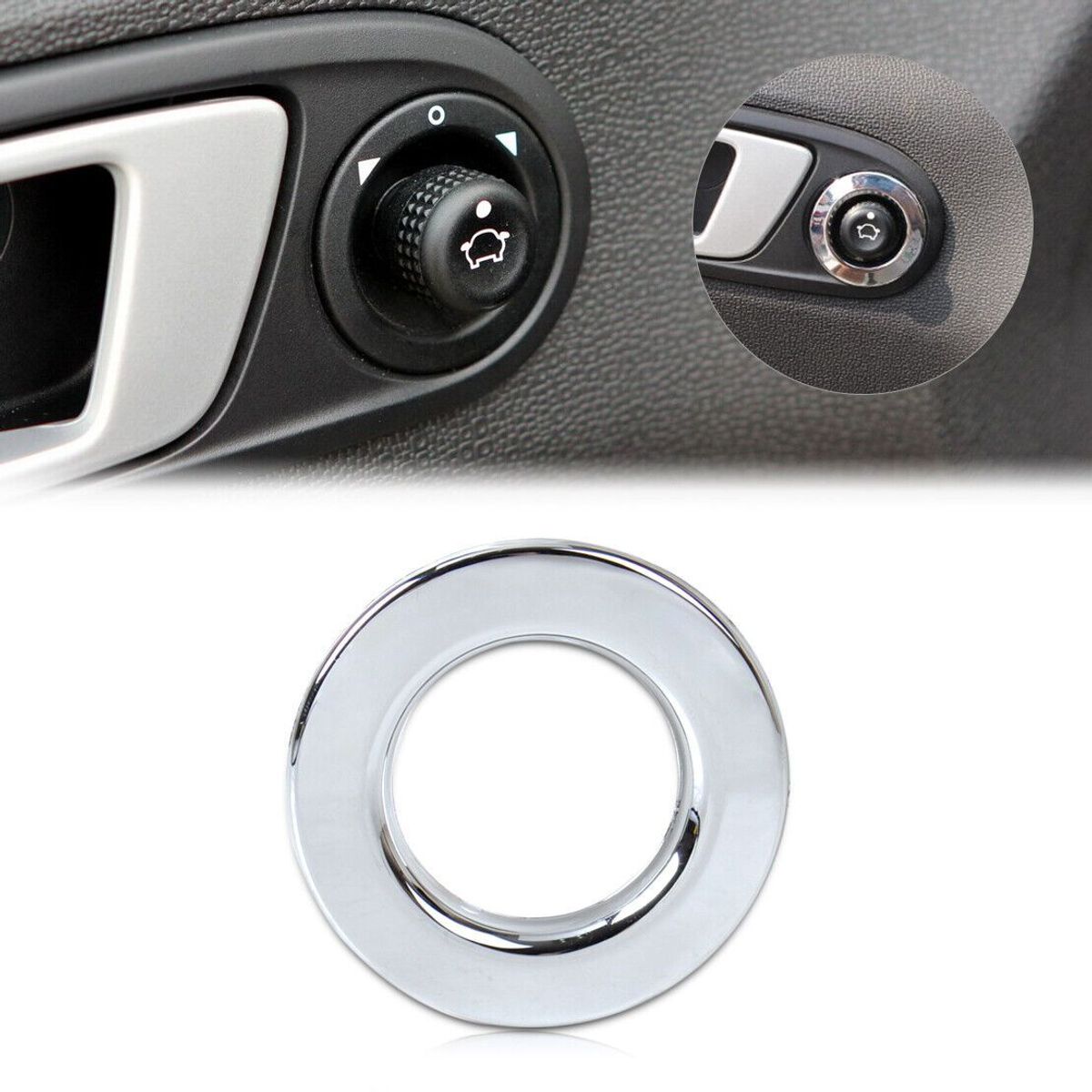 GENERICO - accesorios ford fiesta ecosport cubierta control espejos laterales