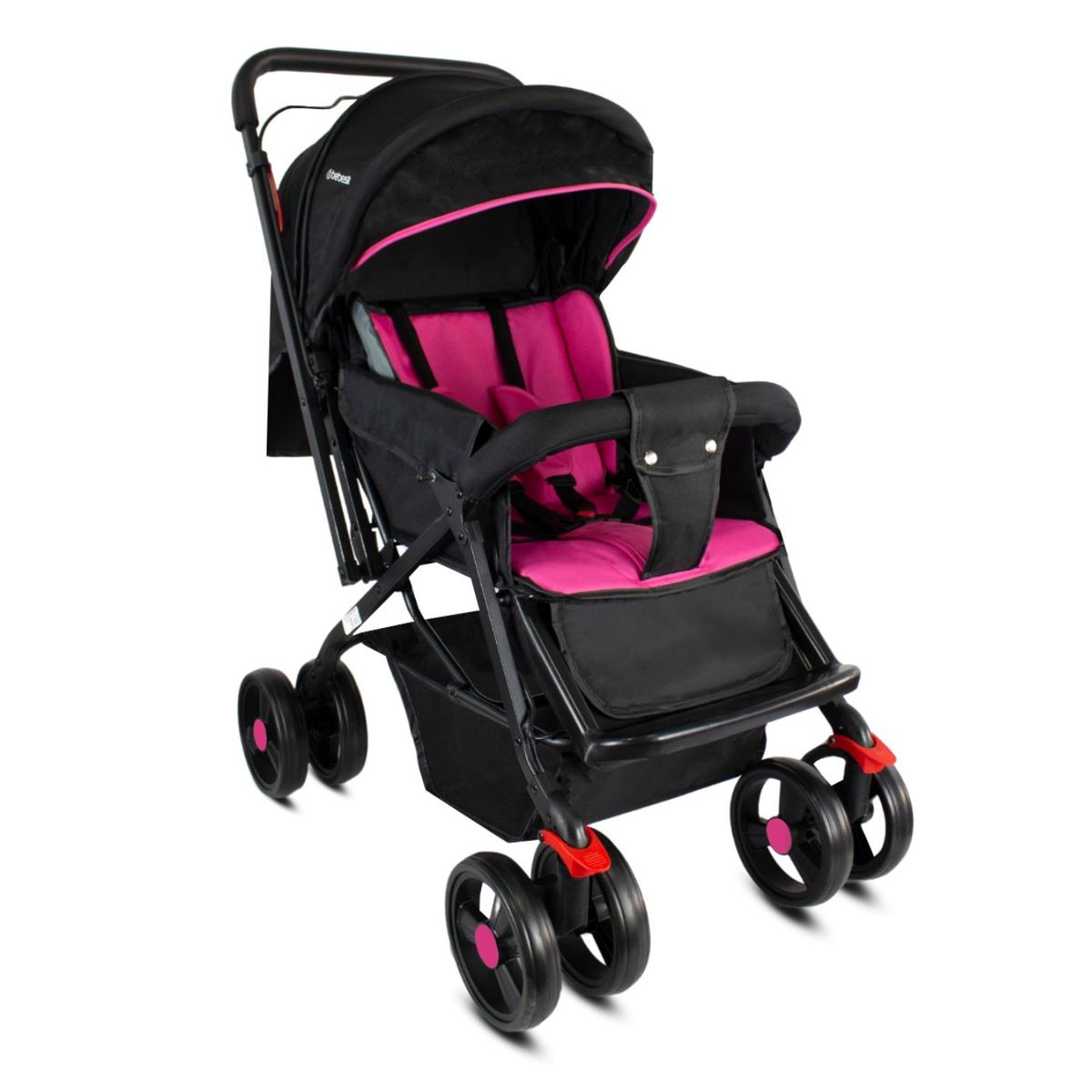BEBESIT - Coche Reversible Para Bebé Roma Bebesit Rosa-
