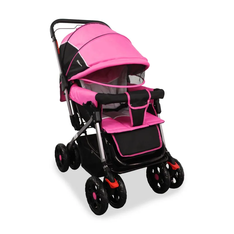 BEBESIT - Coche Reversible Para Bebé Roma Bebesit Rosa-