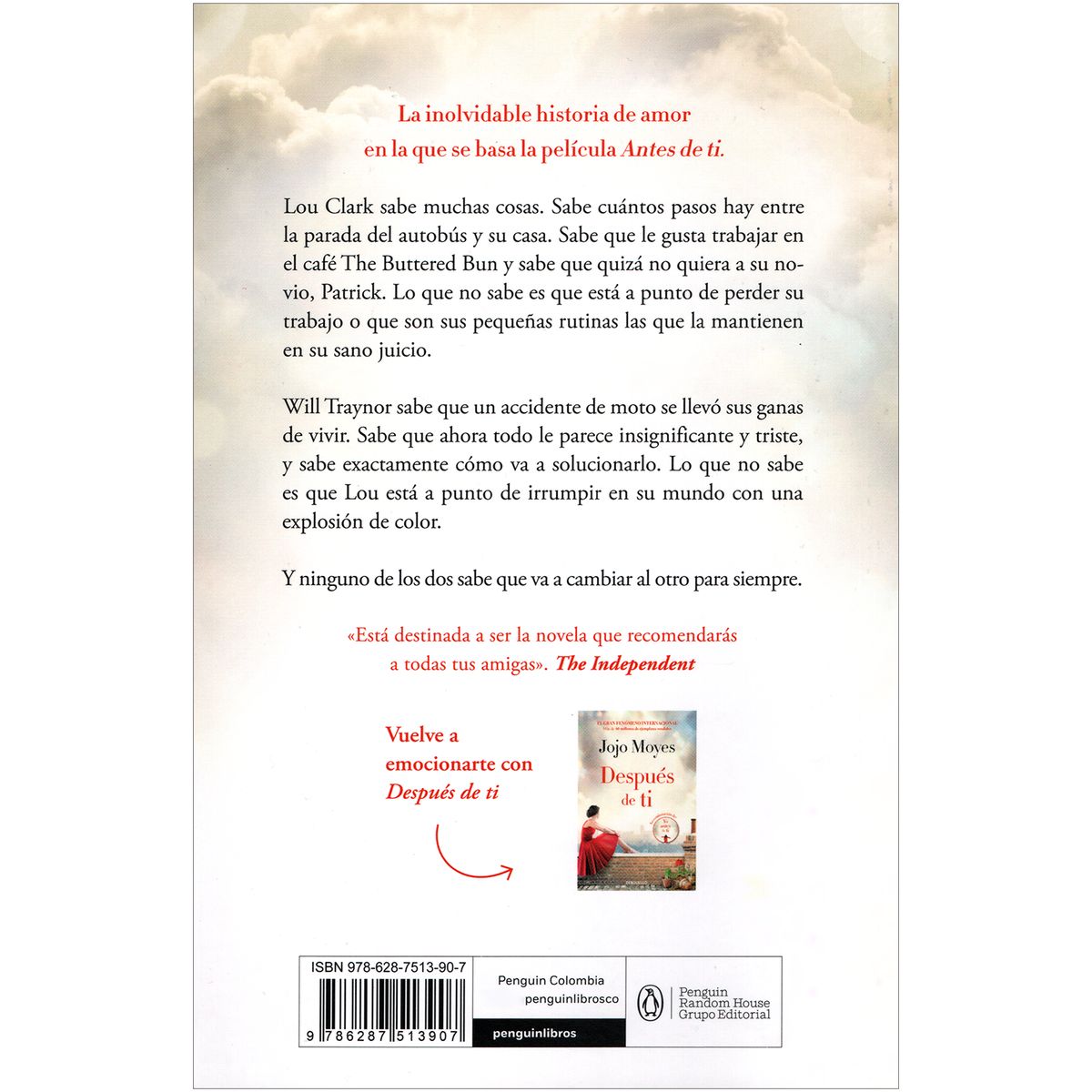 DEBOLSILLO - Yo Antes De Ti. Jojo Moyes