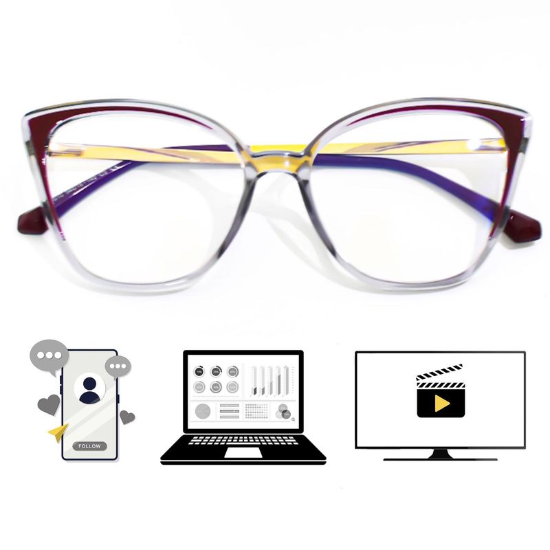 BUHO PARIS - Gafas de Computador - para Dama C34