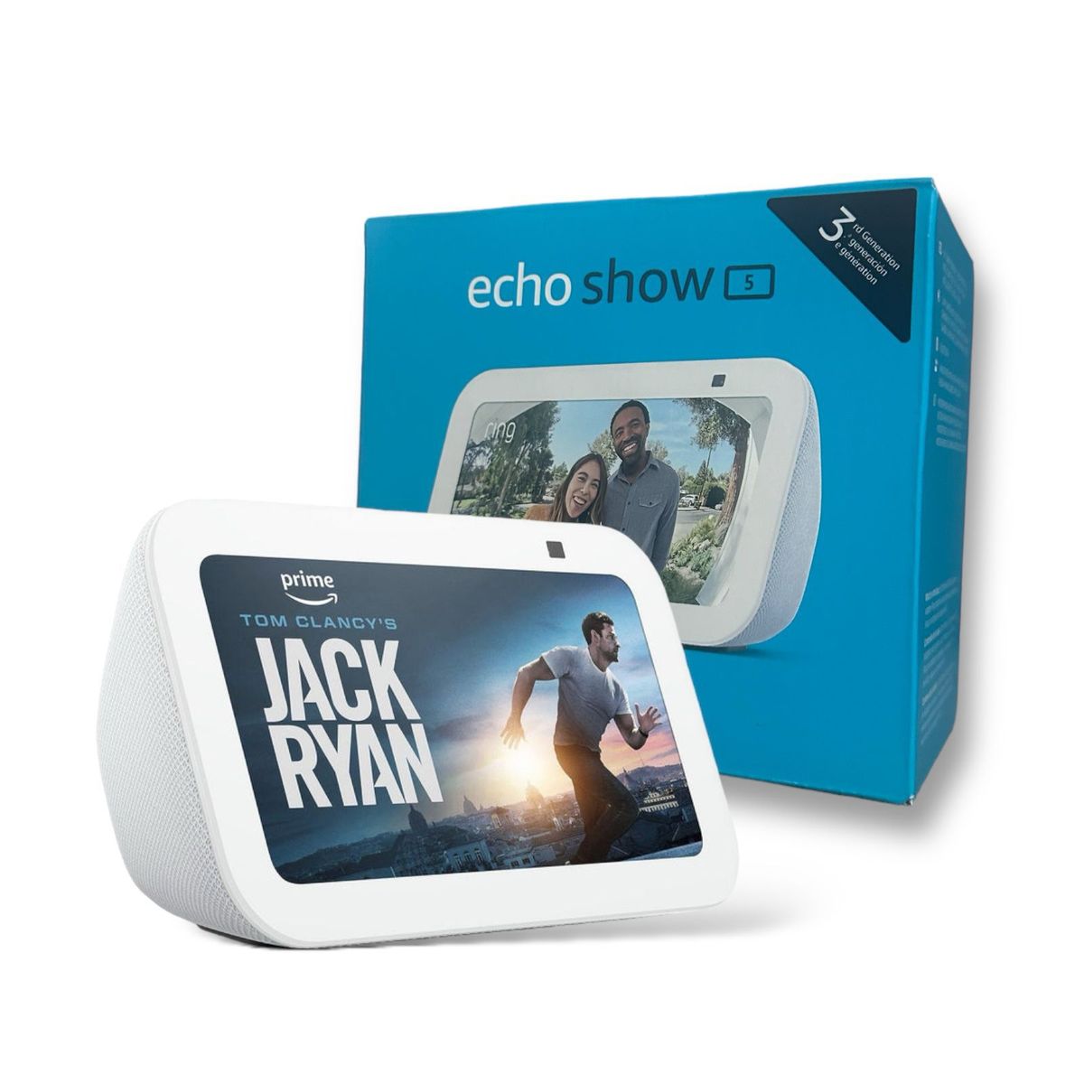 AMAZON - Echo Show 3ra Generación Parlante Inteligente Con Alexa Blanco