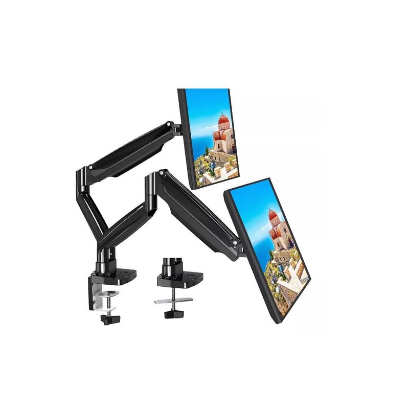 GENERICO - Soporte De Monitor Doble 17 A 33inch Brazos Flexibles An-110