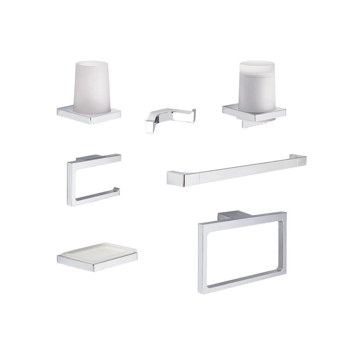 CORONA - Kit Corona Accesorios para Baño x 6 Draa