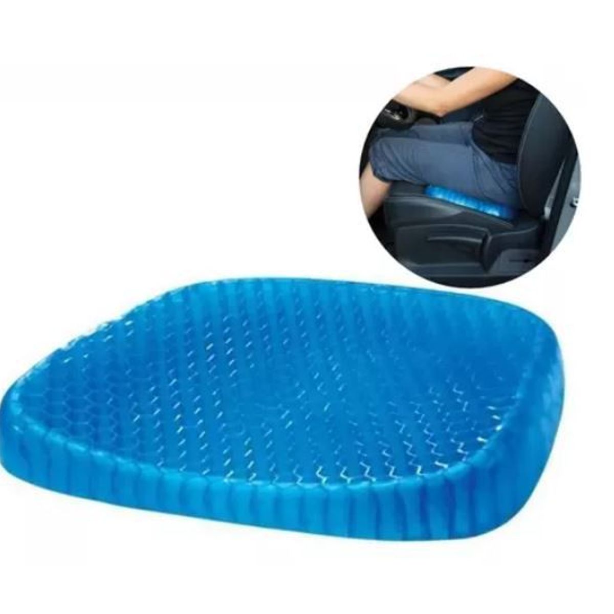 JASHEN - Cojín Ergonomico En Silicona Almohada Silla Para Carro