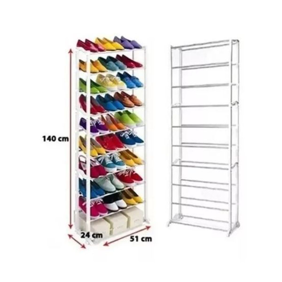 SHEN HUANG - Zapatero Organizador De Zapatos 9 Niveles Casero