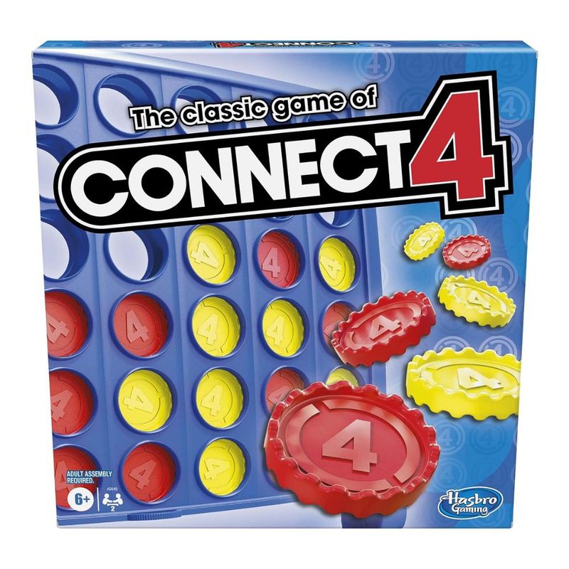 HASBRO GAMING - Juego De Mesa Connnect 4 Clásico Hasbro 4 En Linea