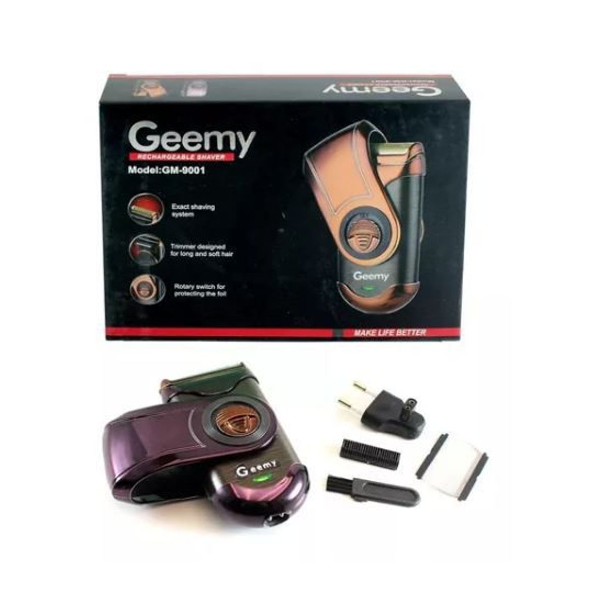 SHEN HUANG - Mini Maquina De Afeitar Shaver Recargable Portable