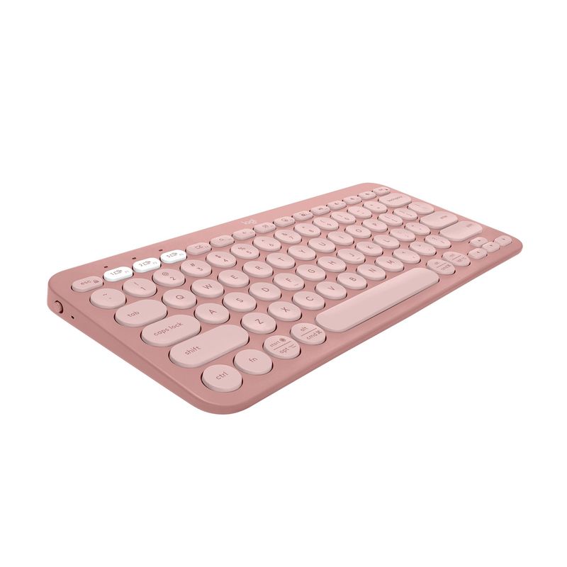 LOGITECH - Teclado Bt Multidispositivo Logitech Pebble Keys 2 K380s, Rosado