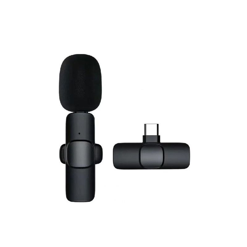 THE HOUSETRONICS - Microfono K8 Inalambrico de Solapa Tipo C y Lightning