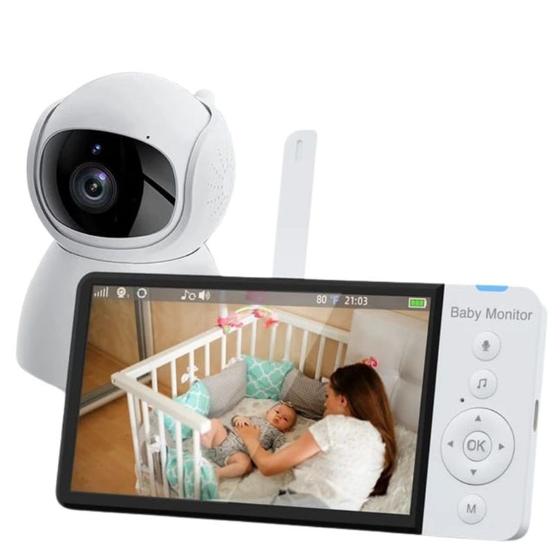 GENERICO - Monitor De Bebé Inalámbrico Con Pantalla Ips Canciones